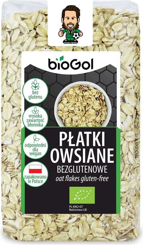 PŁATKI OWSIANE BEZGLUTENOWE BIO 300 g BIOGOL Dobra Cena Sklep