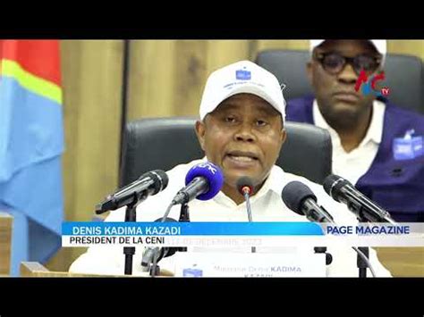 Rdc La Ceni Convoque L Lectorat Pour L Lection Pr Sidentielle De