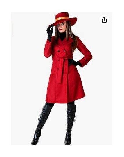 Womens Plus Size World Traveler Carmen Sandiego Detective Costume Size