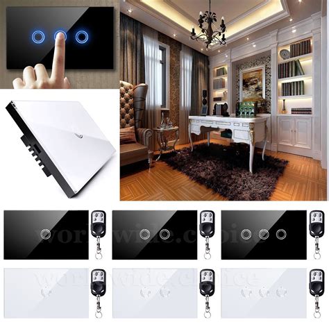 Us Plug Panel Smart Touch Wall Led Light Switch Gang Way