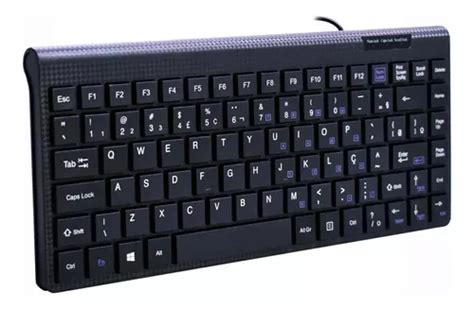 Teclado estándar K mex Mini Slim Abnt2 Kb d428 USB negro MercadoLibre