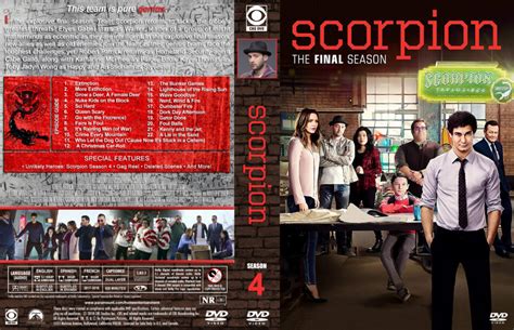 Scorpion Season 4 2018 R1 Custom Dvd Covers And Labels Dvdcovercom