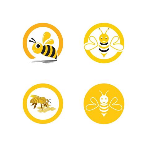 Abeja Logo Vector Icono Ilustraci N Vector En Vecteezy