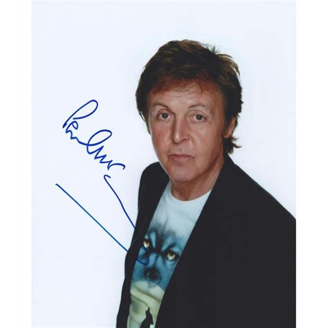 Paul MCCARTNEY Autograph