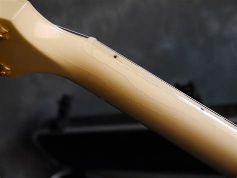 SG Neck finish cracks - Guitar Discussions on theFretBoard