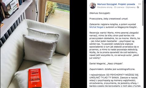 Mariusz Szczygieł o Naszym chłopaku Wydawnictwo Pauza