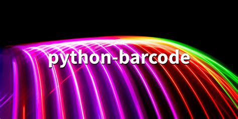 Python Barcode 0 15 1 Create Standard Barcodes With Python No