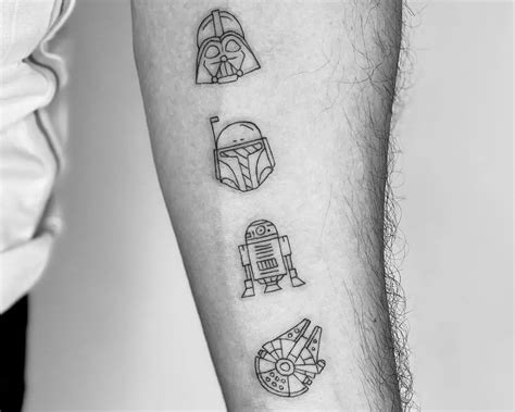 Update 73 Minimalist Star Wars Tattoo Best In Cdgdbentre