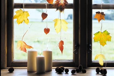 Herbstdeko Basteln Anleitungen Ideen LIVING AT HOME