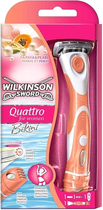 Wilkinson Sword Quattro For Women Bikini Damen Rasierer Mit Trimmer