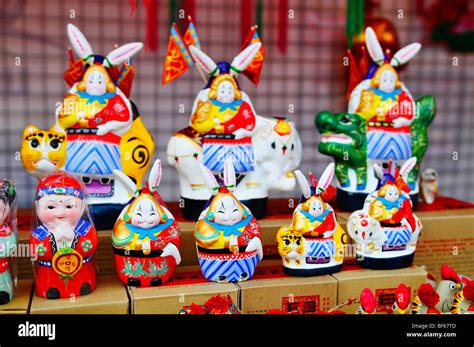 Rabbit God Sold During Ditan Spring Festival Temple Fair Beijing