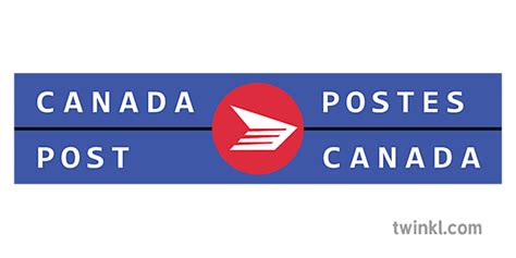 canada post office logo Illustration - Twinkl