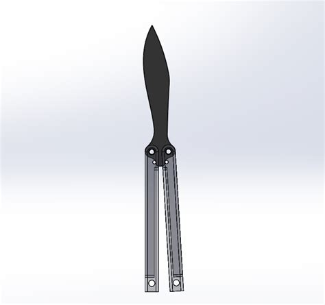 🔪 Squiddy balisong・ STL File for ・Cults