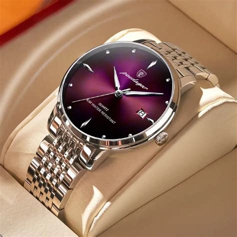 Poedagar Top Brand Luxury Men Watch Waterproof Luminous Stainless Steel