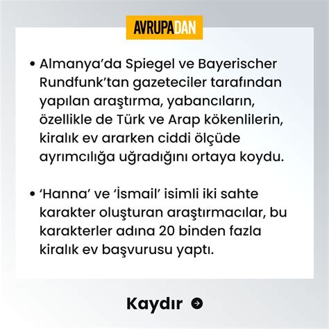 AVRUPADAN on Twitter Spiegel ve Bayerischer Rundfunk araştırması