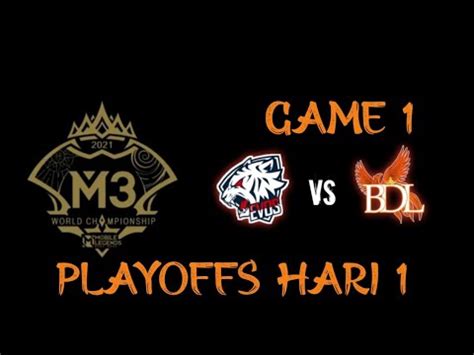 Evos Sg Vs Bedel M Playoffs Match Game Mlbb World Championship