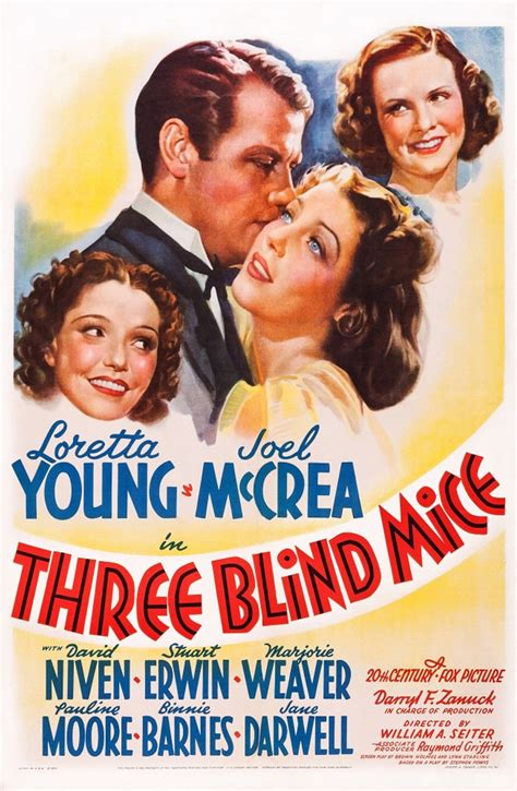 Three Blind Mice Movie Poster Masterprint - Item # VAREVCMMDTHBLFE001H ...