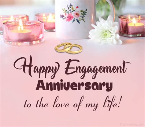 Engagement Anniversary Wishes And Quotes Wishesmsg