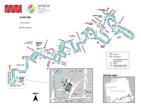 54 Felton Bus Route Sf Muni Sf Bay Transit