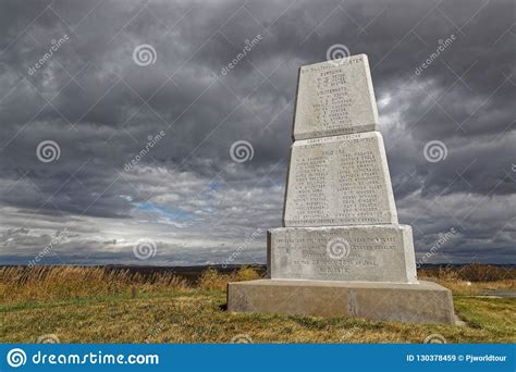 Monumento Nacional Do Campo De Batalha Do Little Bighorn Imagem De