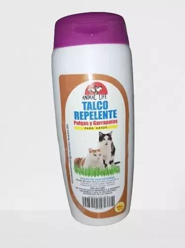 Talco Repelente Para Gatos Tratamiento Pulgas Garrapatas Cuotas Sin