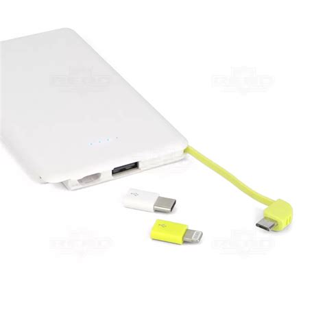 Carregador Power Bank Slim Mah Personalizado Tec