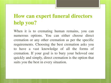 Ppt Direct Cremation Manchester Powerpoint Presentation Free