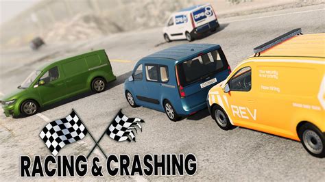 Beamng Drive Racing Crashing The Gavril Scout Youtube