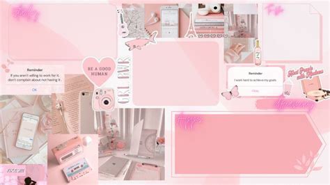 Organized desktop wallpaper pink aesthetic – Artofit