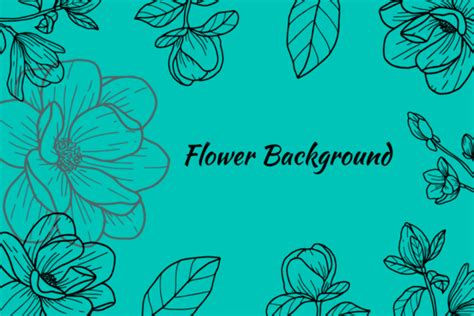 Modern Background Magnolia Flower Svg Graphic By Nurdesign99 · Creative