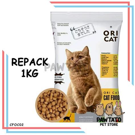 Jual Makanan Kucing Ori Cat Kemasan 1KG Adult Cat Food Premium Oricat