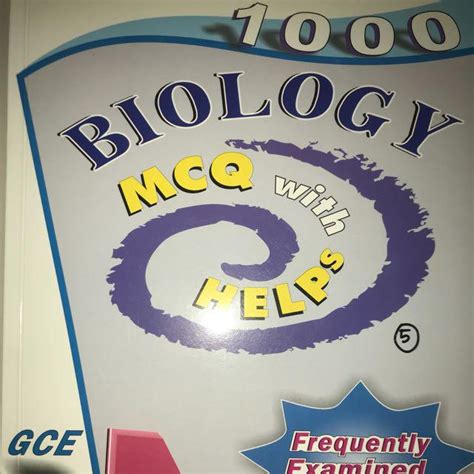 Redspot A Level Biology Mcq With Helps Hobbies Toys Books