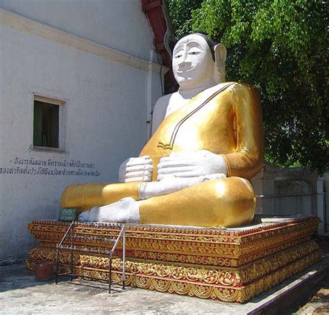 Phra Sangkajai Fat Buddha Statue Thailand