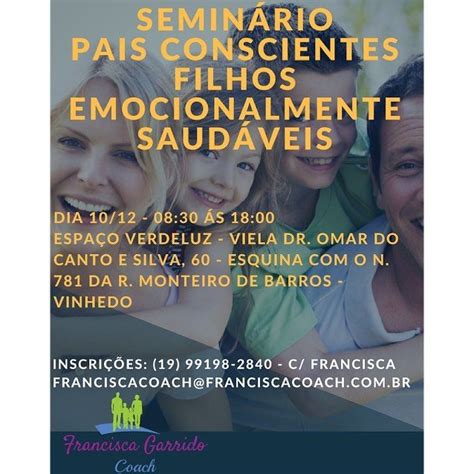 SEMINÁRIO PAIS CONSCIENTES FILHOS EMOCIONALMENTE SAUDÁVEIS as