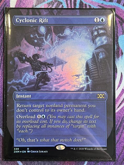 Cyclonic Rift Xm Full Art Foil Bootleg Mage