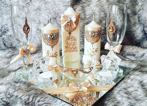 Bougies Mariage Baptême Anniversaire Henna Henné Marocain Gift Cadeau