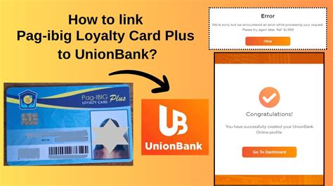 How To Link Pag Ibig Loyalty Card Plus To Unionbank Youtube