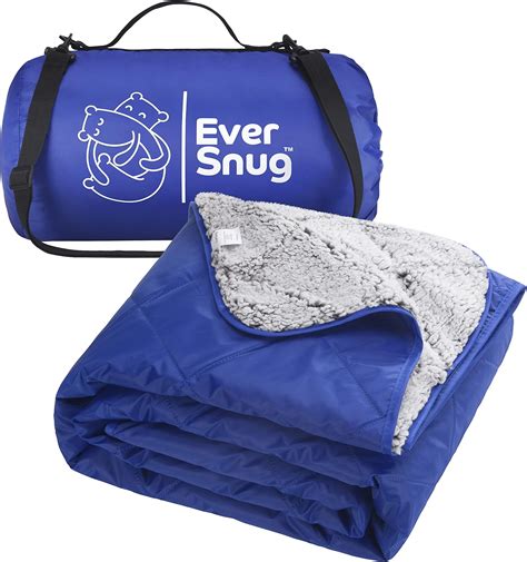 Amazon Eversnug Sherpa Waterproof Camping Blanket Extra Thick