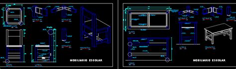 Modulo Escolar En Autocad Descargar Cad 3898 Kb Bibliocad