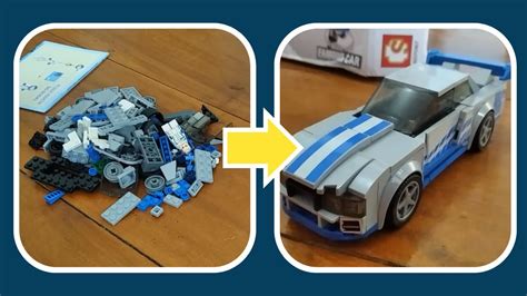 Merakit Lego Mobil Balap Dari Sembo Block Famous Car Series YouTube