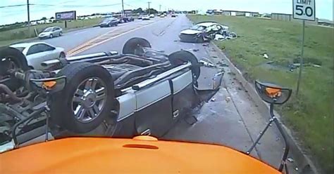 Dashcam Captures Horrific Crash Involving Oklahoma City School Bus