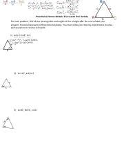 Precalculus Honors M Activity Pdf Precalculus Honors Module Five