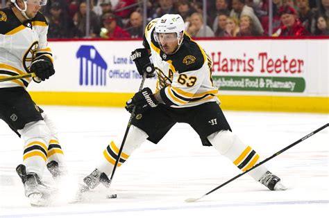 Boston Bruins Forward Brad Marchand To Make Season Debut Thurs