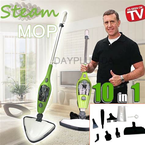 Bowoshen Hot Steam Mop Steam Cleaner Handheld & Upright Floor Steamer ...