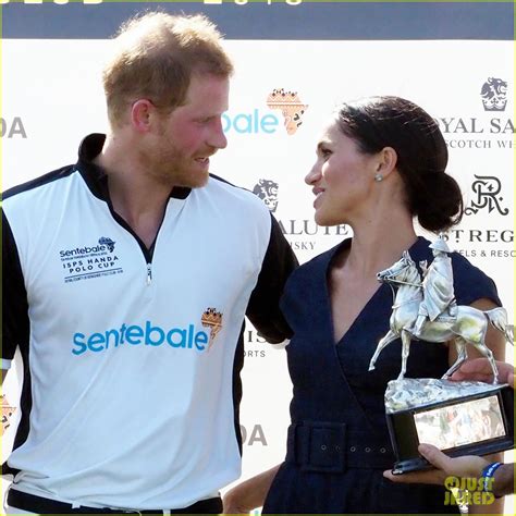 Prince Harry & Duchess Meghan Markle Kiss at His Polo Match!: Photo ...