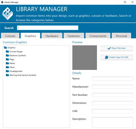 File:Graphics library 2.png - Protocase Designer Documentation