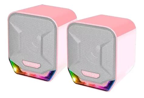 Parlantes Fantech Sonar Gs Sakura Edition Rgb Wx Rosa Cuotas Sin