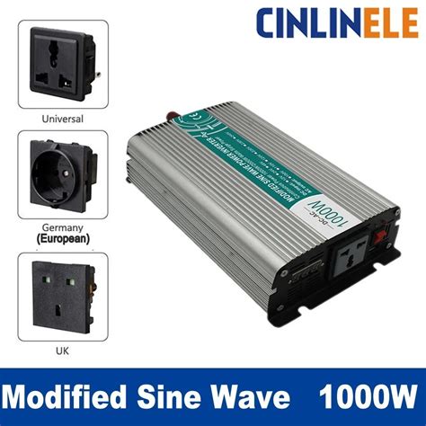 Smart Modified Sine Wave Inverter 1000W CLM1000A DC 12V 24V To AC 110V