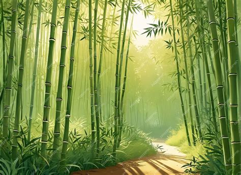 Premium Photo | Bamboo forest wallpaper bamboo forest wallpaper bamboo ...