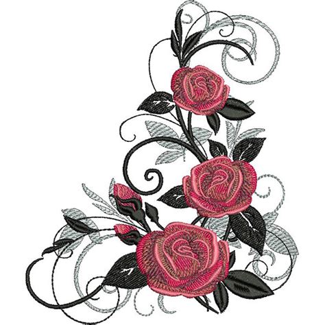 Rose Rose Roses Set 5x7 Products Swak Embroidery Kreations By